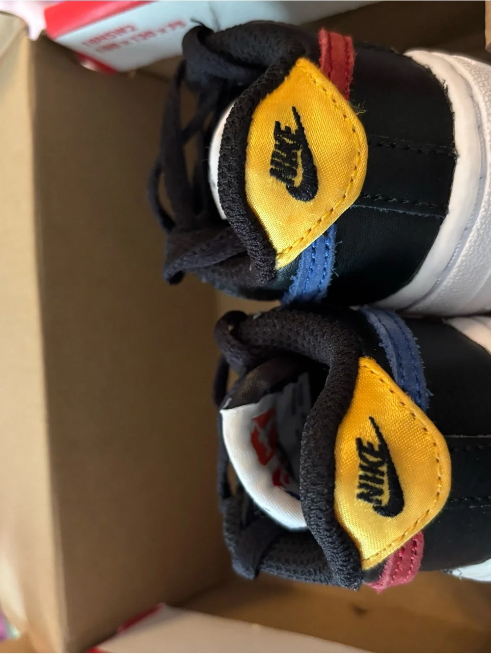 Nike Kids Low-Top Sneakers — Black, Teal, Red, Purple, Yellow
